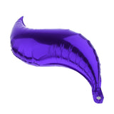 5 Pieces Party Foil Balloon Mermaid Tail Balloons Party Decor Dark Purple