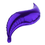 5 Pieces Party Foil Balloon Mermaid Tail Balloons Party Decor Dark Purple