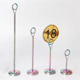 Max Maxb Stainless Table Number Holder Sign Holder Photo Stand for Hotel 15cm