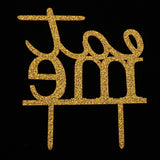 Maxbell Cake Toppers Wedding Decoration Birthday Party Favor Gold