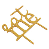 Maxbell Cake Toppers Wedding Decoration Birthday Party Favor Gold