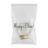 Maxbell Acrylic Wedding Table Numbers Hexagon Shape with Holder Base Table Decor 4