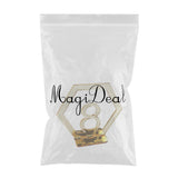 Maxbell Acrylic Wedding Table Numbers Hexagon Shape with Holder Base Table Decor 8
