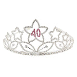 Maxbell Sweet Crystal Crown Tiara Girl Women Elegant Birthday Party Decoration 40