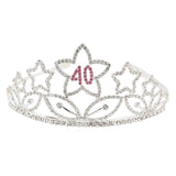 Maxbell Sweet Crystal Crown Tiara Girl Women Elegant Birthday Party Decoration 40