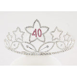 Maxbell Sweet Crystal Crown Tiara Girl Women Elegant Birthday Party Decoration 40