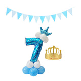 Max Maxb Aluminium Foil column stand number balloon hat banner wedding party decors 7