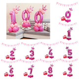 Max Maxb Happy Birthday Latex Balloons Number Column Stand Balloon Party Decor 1