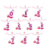 Max Maxb Happy Birthday Latex Balloons Number Column Stand Balloon Party Decor 1