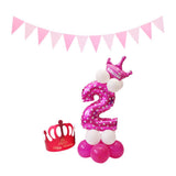 Max Maxb Happy Birthday Latex Balloons Number Column Stand Balloon Party Decor 3