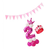 Max Maxb Happy Birthday Latex Balloons Number Column Stand Balloon Party Decor 3