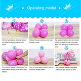 Max Maxb Happy Birthday Latex Balloons Number Column Stand Balloon Party Decor 4