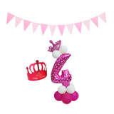 Max Maxb Happy Birthday Latex Balloons Number Column Stand Balloon Party Decor 5