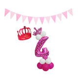 Max Maxb Happy Birthday Latex Balloons Number Column Stand Balloon Party Decor 5