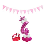 Max Maxb Happy Birthday Latex Balloons Number Column Stand Balloon Party Decor 5