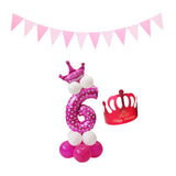 Max Maxb Happy Birthday Latex Balloons Number Column Stand Balloon Party Decor 7