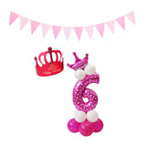Max Maxb Happy Birthday Latex Balloons Number Column Stand Balloon Party Decor 7
