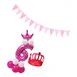 Max Maxb Happy Birthday Latex Balloons Number Column Stand Balloon Party Decor 7