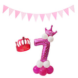 Max Maxb Happy Birthday Latex Balloons Number Column Stand Balloon Party Decor 8
