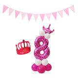 Max Maxb Happy Birthday Latex Balloons Number Column Stand Balloon Party Decor 9