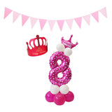 Max Maxb Happy Birthday Latex Balloons Number Column Stand Balloon Party Decor 9