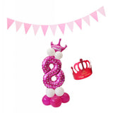 Max Maxb Happy Birthday Latex Balloons Number Column Stand Balloon Party Decor 9
