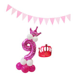 Max Maxb Happy Birthday Latex Balloons Number Column Stand Balloon Party Decor 10