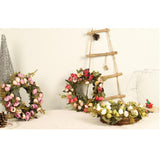 Artificial Rose Flower Wreath for Front Door Decor Wedding Home Wall Green