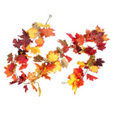 Max Maxb Artificial Maple Leaf Wreath Garland Home Wall Window Door Decor