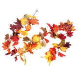 Max Maxb Artificial Maple Leaf Wreath Garland Home Wall Window Door Decor