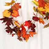 Max Maxb Artificial Maple Leaf Wreath Garland Home Wall Window Door Decor