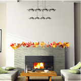 Max Maxb Artificial Maple Leaf Wreath Garland Home Wall Window Door Decor