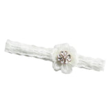 Max Maxb Wedding Bridal Lace Flower Leg Garter Thigh Ring Bridal Shower White