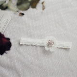 Max Maxb Wedding Bridal Lace Flower Leg Garter Thigh Ring Bridal Shower White
