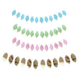 Maxbell Leaves Banner Garlands Birthday Party Decoration Photo Prop Golden Large