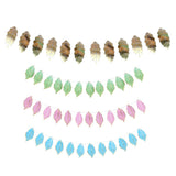 Maxbell Leaves Banner Garlands Birthday Party Decoration Photo Prop Golden Large