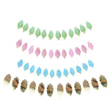 Maxbell Leaves Banner Garlands Birthday Party Decoration Photo Prop Golden Large