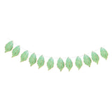 Maxbell Leaves Banner Garlands Birthday Party Decoration Photo Prop Green