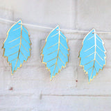 Maxbell Leaves Banner Garlands Birthday Party Decoration Photo Prop Blue