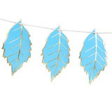 Maxbell Leaves Banner Garlands Birthday Party Decoration Photo Prop Blue
