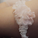 Maxbell Elastic Wedding Bridal Lace Leg Garter with Pearls for Brides Bridesmaid