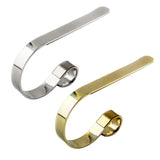 Maxbell Christmas Stocking Hook Home Fireplace Metal Hanger Party Decoration Silver