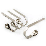 Maxbell Christmas Stocking Hook Home Fireplace Metal Hanger Party Decoration Silver