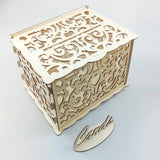 Maxbell Wooden wedding card box Type 1 L