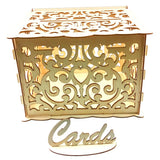 Maxbell Wooden wedding card box Type 1 L