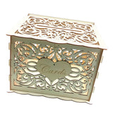 Maxbell Wooden wedding card box Type 2 L