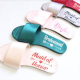 Maxbell Open Toe Wedding Slippers Bride Bridesmaid Party Favor Red EUR 37