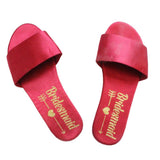 Maxbell Open Toe Wedding Slippers Bride Bridesmaid Party Favor Red EUR 37