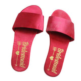 Maxbell Open Toe Wedding Slippers Bride Bridesmaid Party Favor Red EUR 37