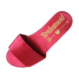 Maxbell Open Toe Wedding Slippers Bride Bridesmaid Party Favor Red EUR 39